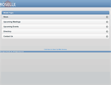 Tablet Screenshot of boroughofroselle.com